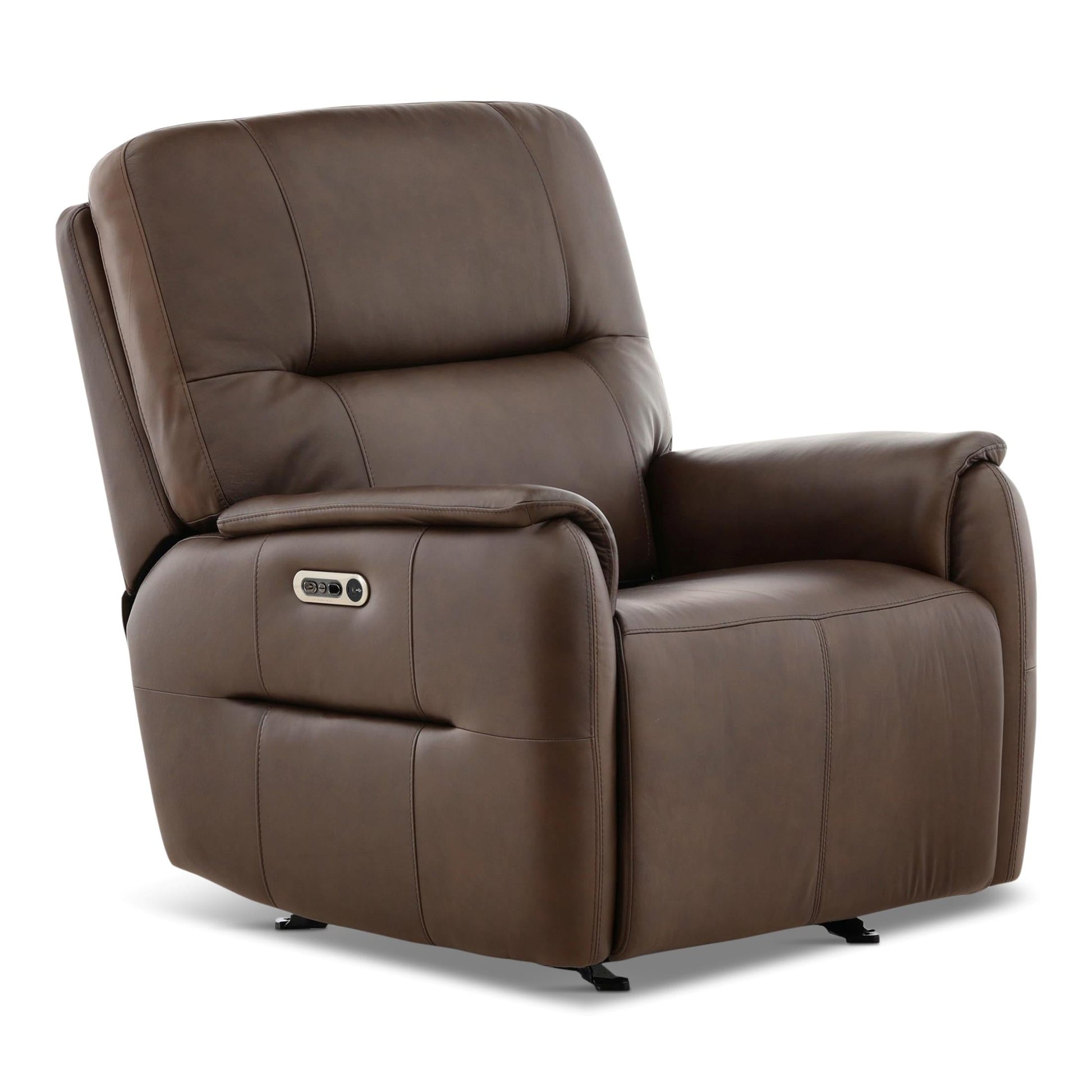 Walker Leather Gliding Power Recliner