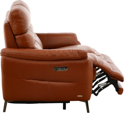 Underwood Leather Power Reclining Loveseat