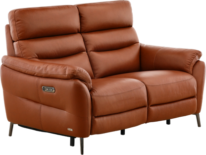 Underwood Leather Power Reclining Loveseat