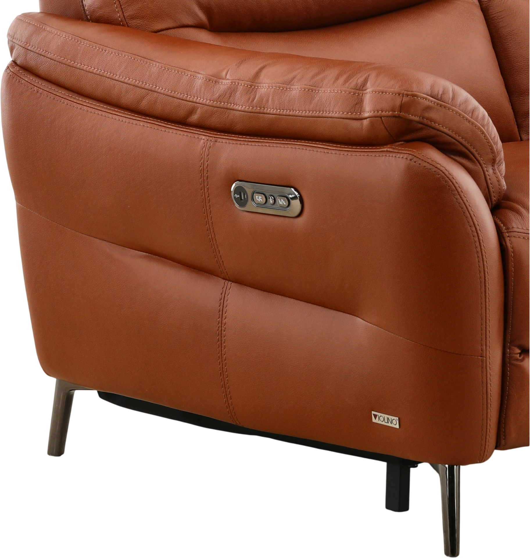 Underwood Leather Power Reclining Loveseat