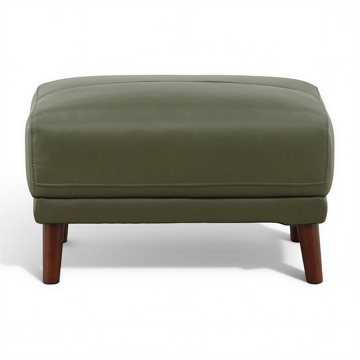 Winthrop Leather Ottoman