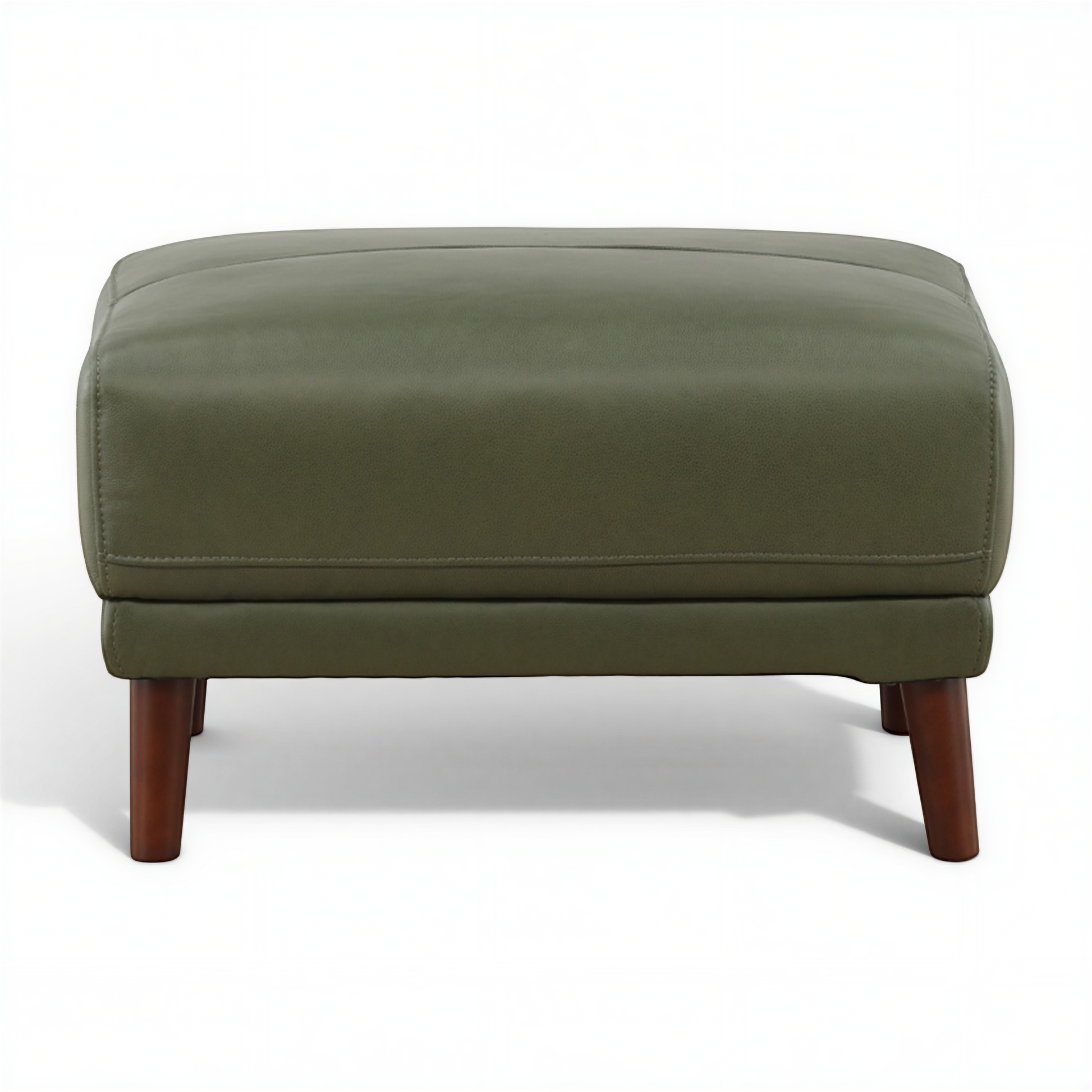 Winthrop Leather Ottoman