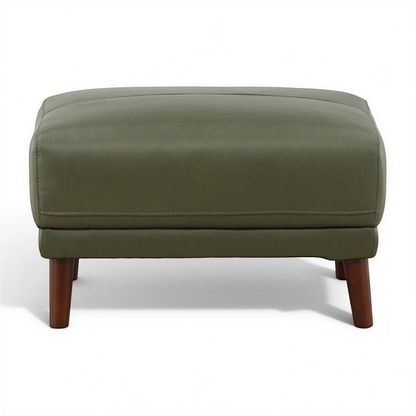 Winthrop Leather Ottoman