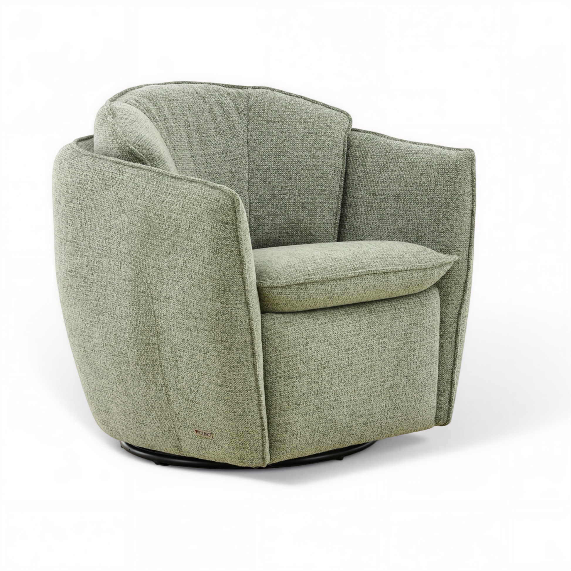 Swivel accent chair