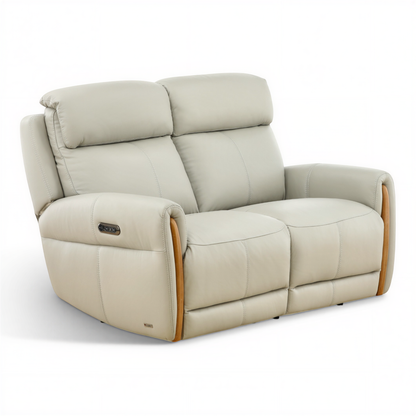 Yates Leather Power Reclining Loveseat