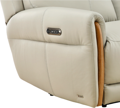 Yates Leather Power Reclining Sofa