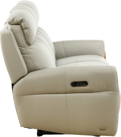 Yates Leather Power Reclining Sofa