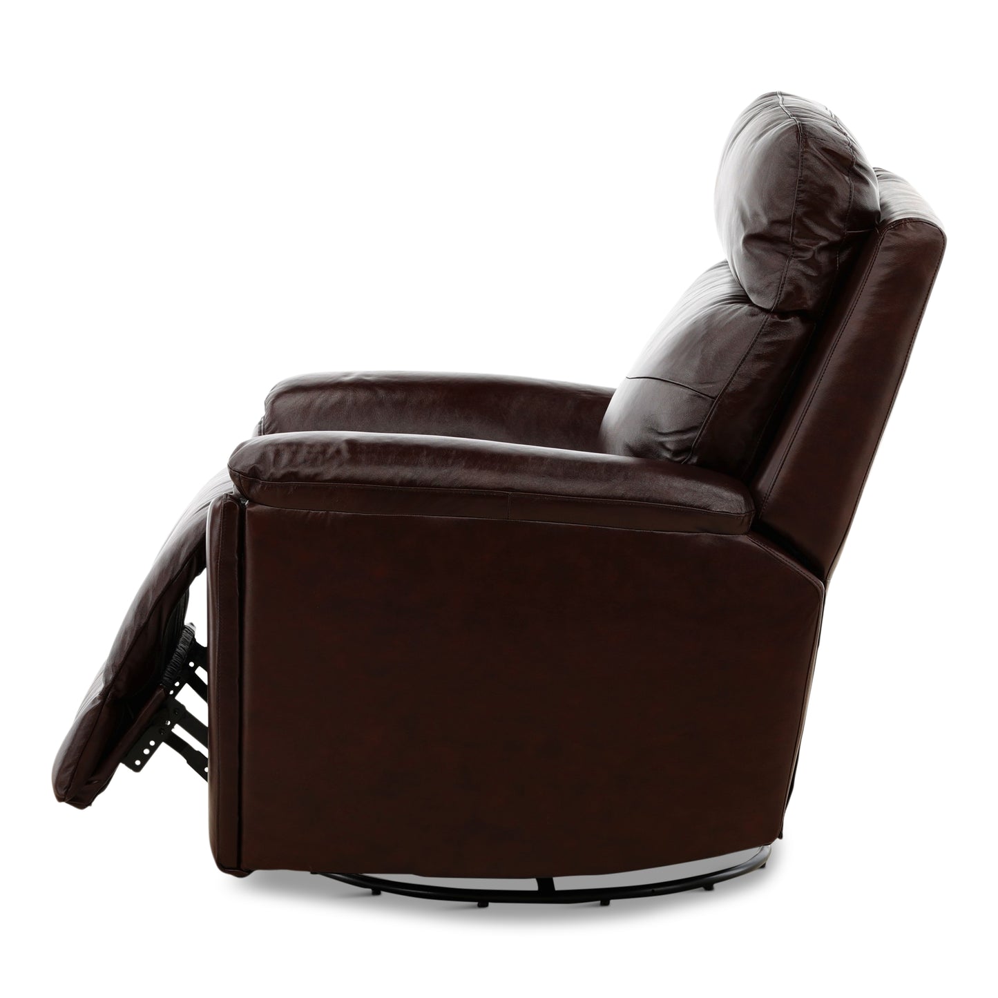 Flexsteel Refined Perfect Match Leather Swivel Gliding Recliner