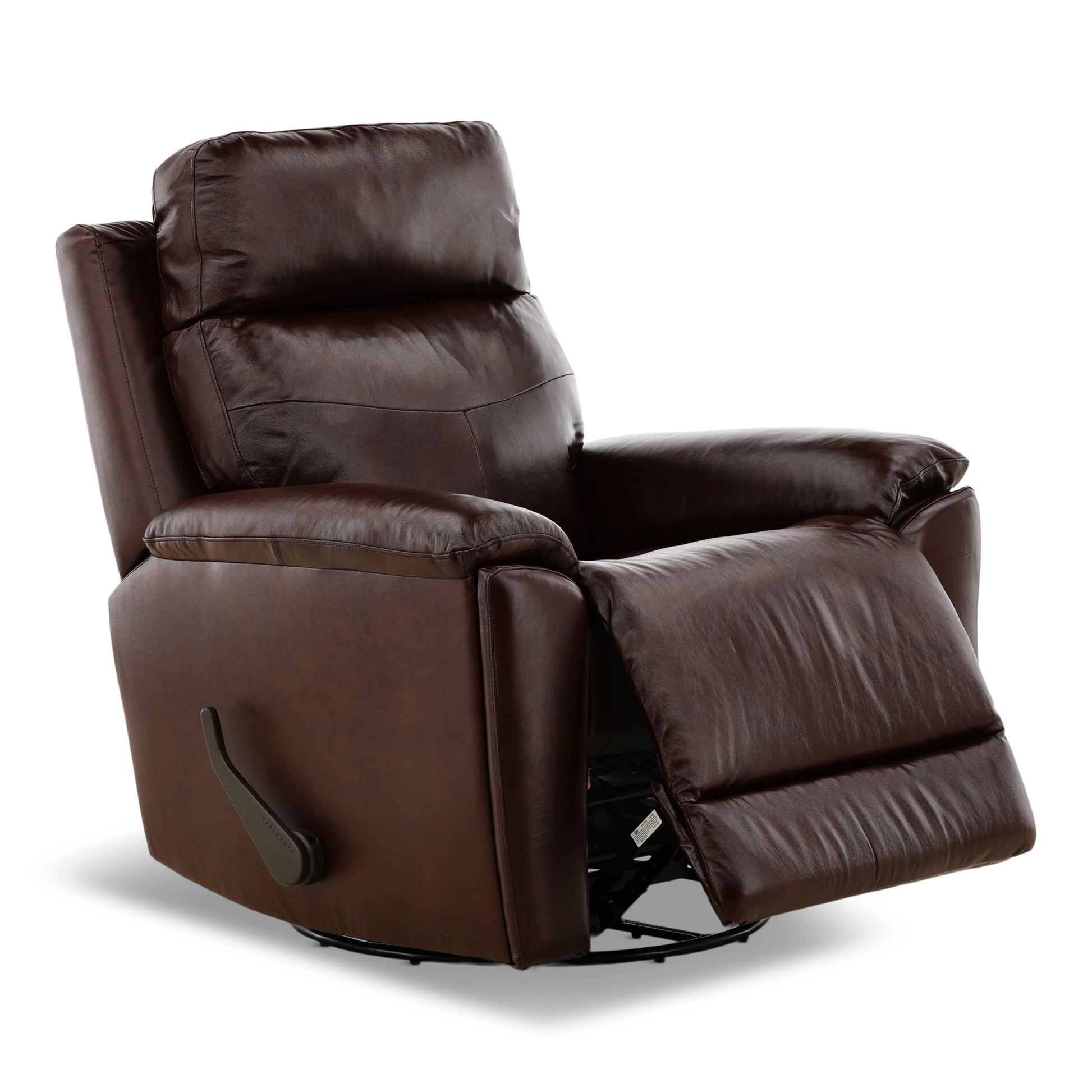 Flexsteel Refined Perfect Match Leather Swivel Gliding Recliner