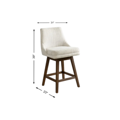 Branson 26" Swivel Counter Height Barstool