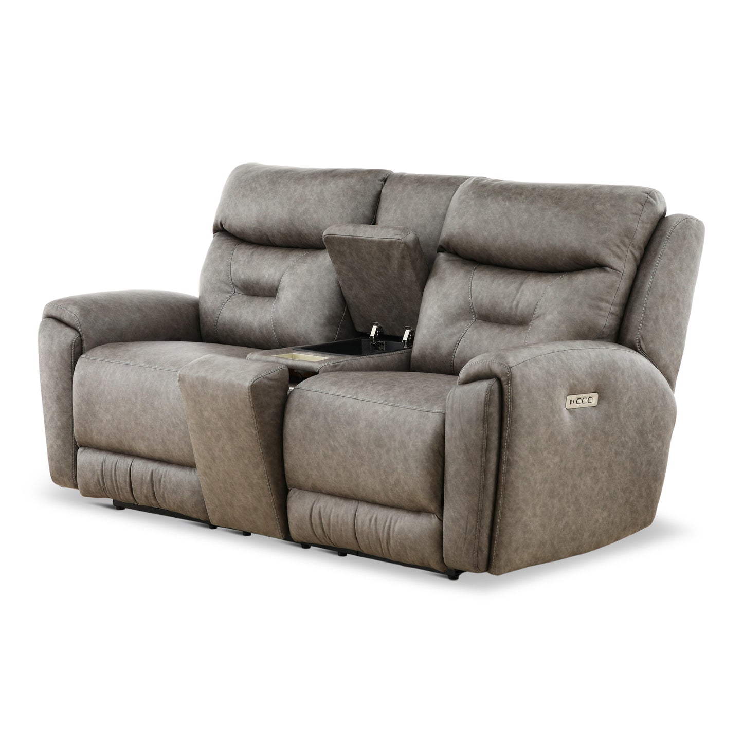 Power recl console loveseat