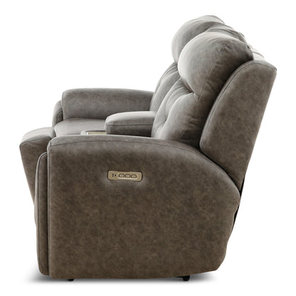 Power recl console loveseat