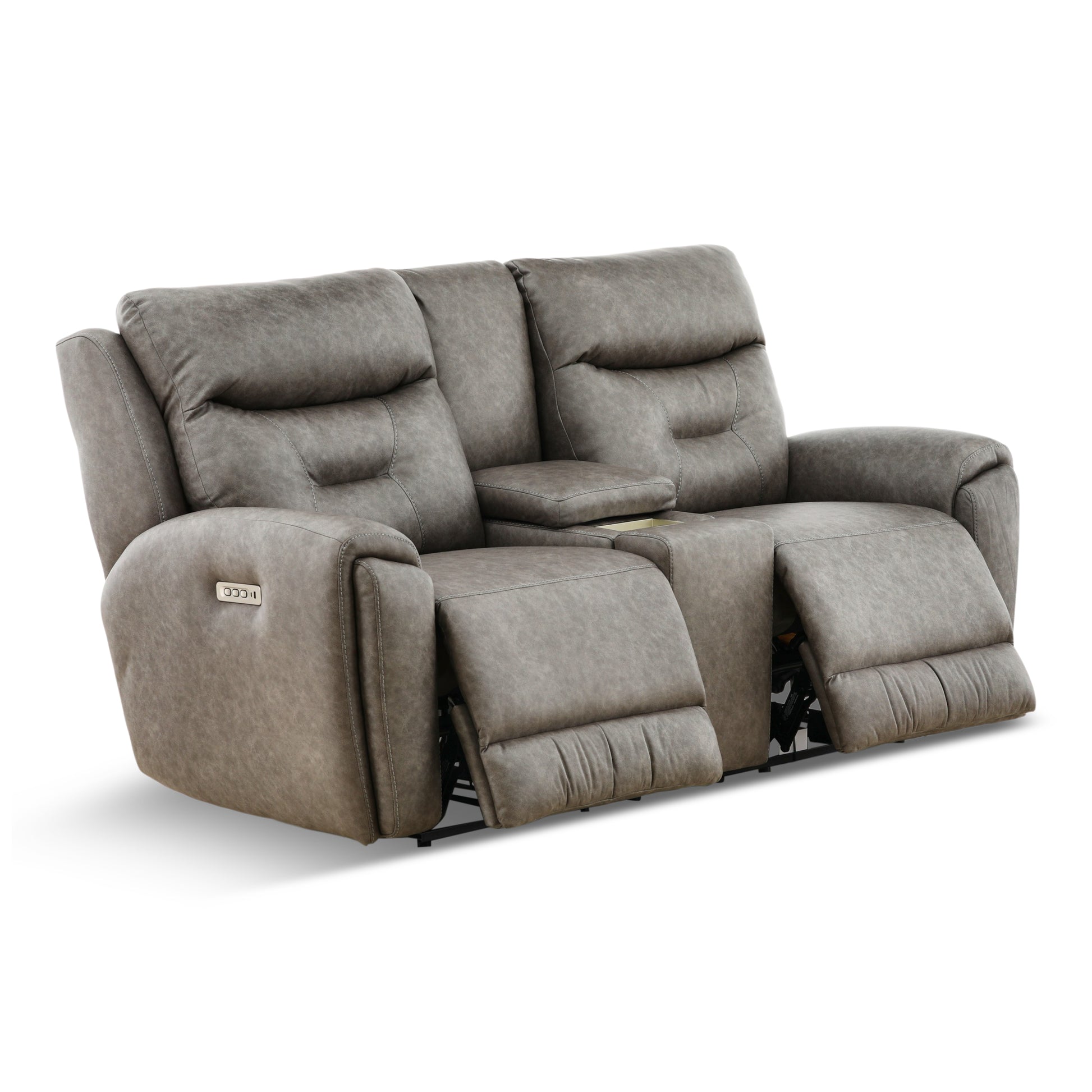 Power recl console loveseat