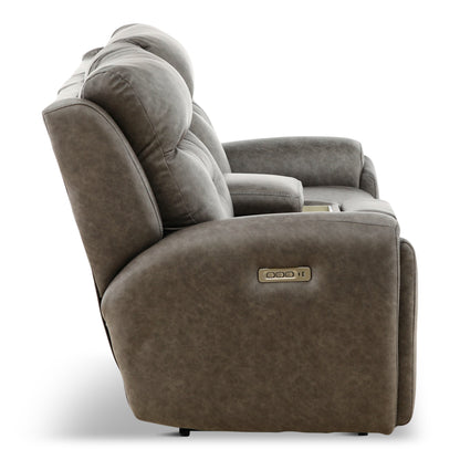 Power recl console loveseat
