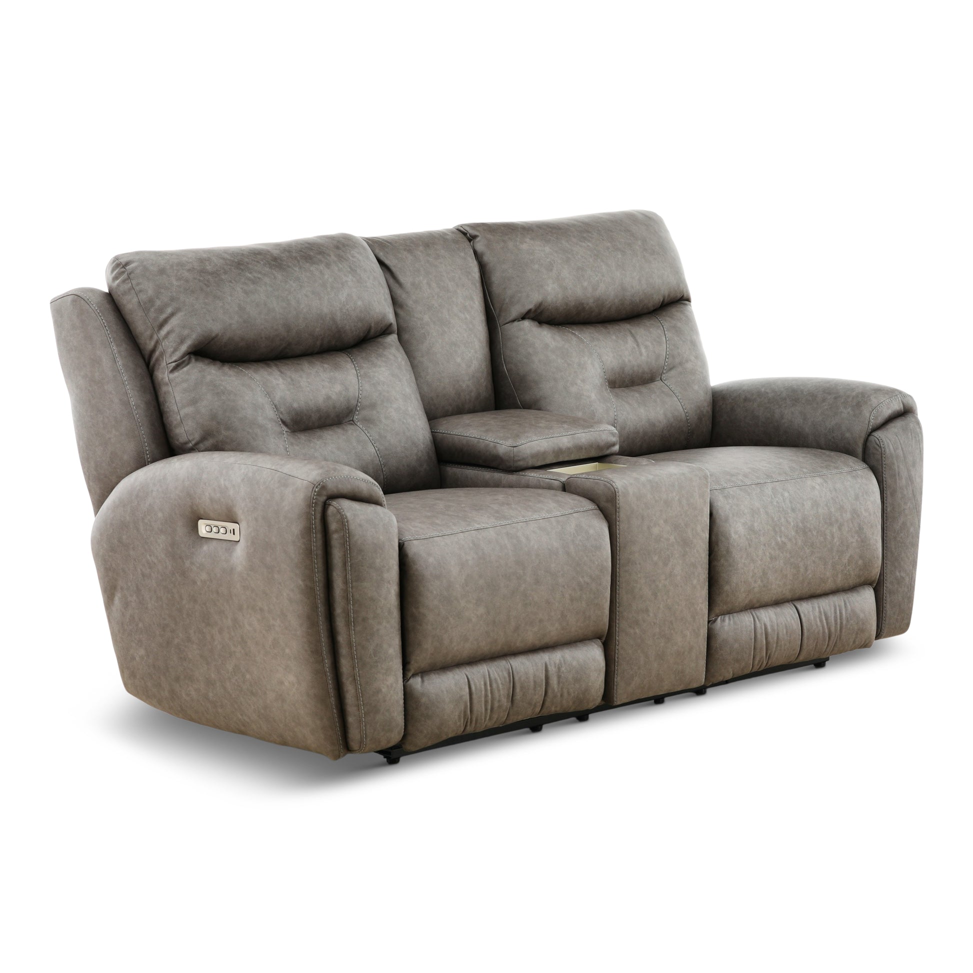 Power recl console loveseat