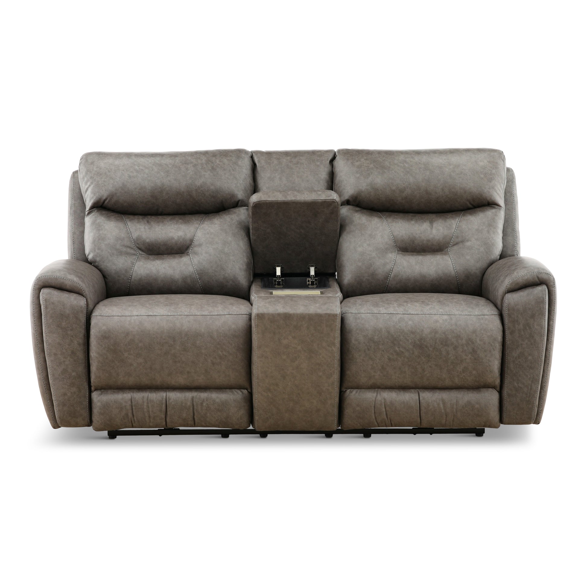 Power recl console loveseat
