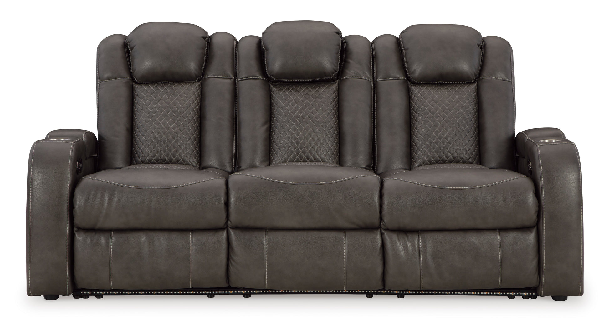 Fyne-Dyme Dual Power Reclining Sofa Shadow