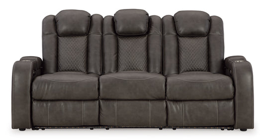 Fyne-Dyme Dual Power Reclining Sofa Shadow - alternate view