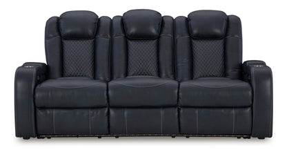 Fyne-Dyme Dual Power Reclining Sofa Sapphire