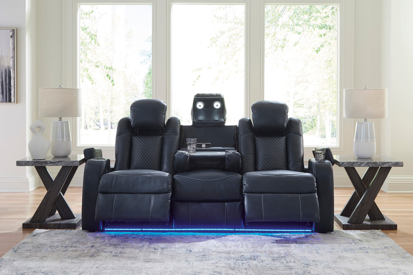 Fyne-Dyme Dual Power Reclining Sofa