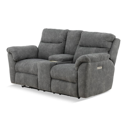 Beaumont Power Reclining Console Loveseat