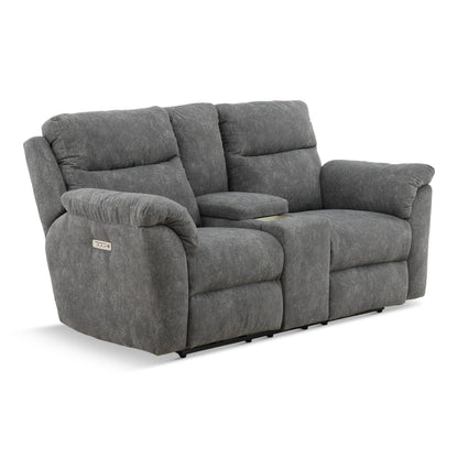 Beaumont Power Reclining Console Loveseat