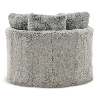 Vail Fur Swivel Chair