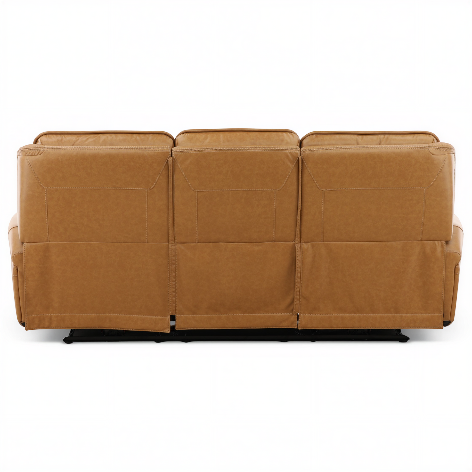 Denton Leather Power Reclining Home Theater Sofa