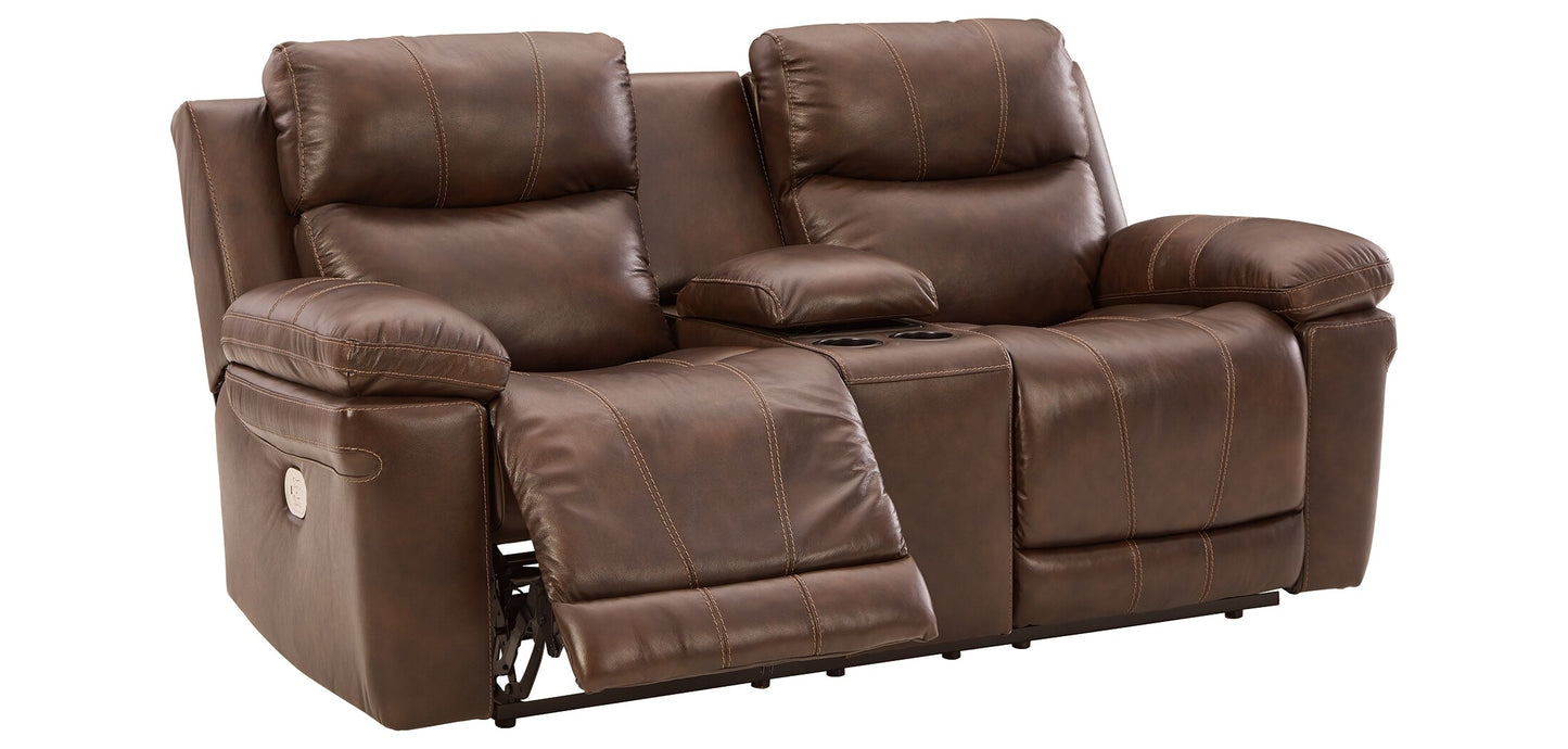 Edmar Power Reclining Loveseat with Console