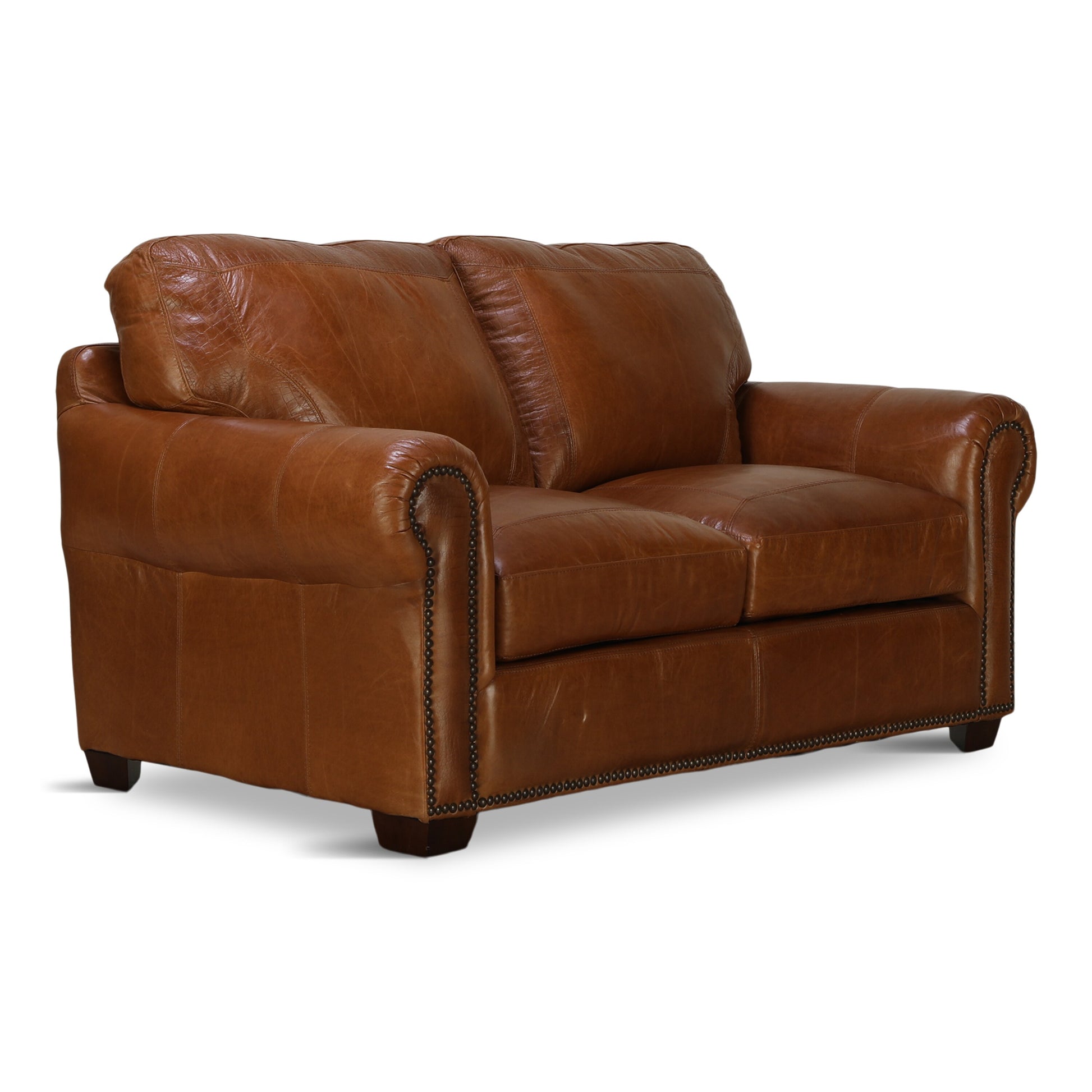 Park Avenue Leather Loveseat