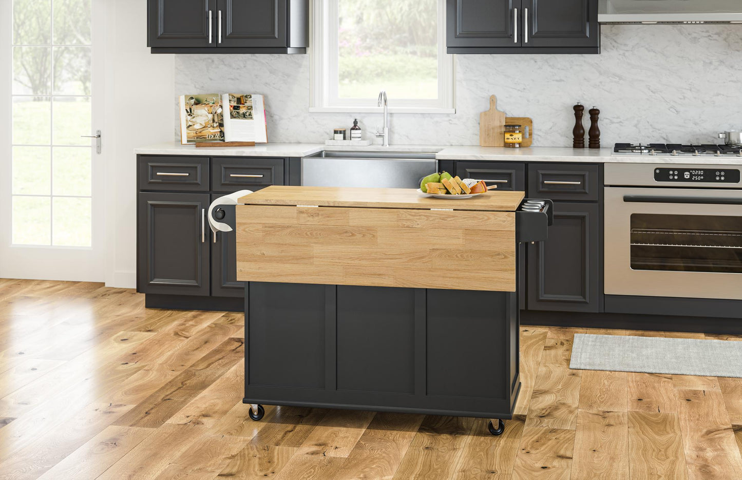 Dolly Madison 3 Drawer Kitchen Cart