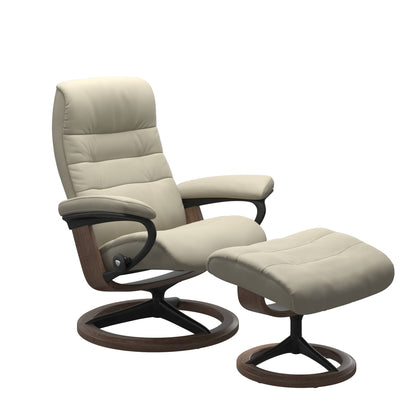 Opal Large Signature Chair and Ottoman