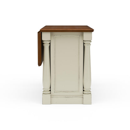 Monarch Kitchen Wood Top Island