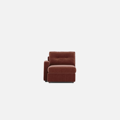 Modular One Left Arm Facing Chaise - Merlot