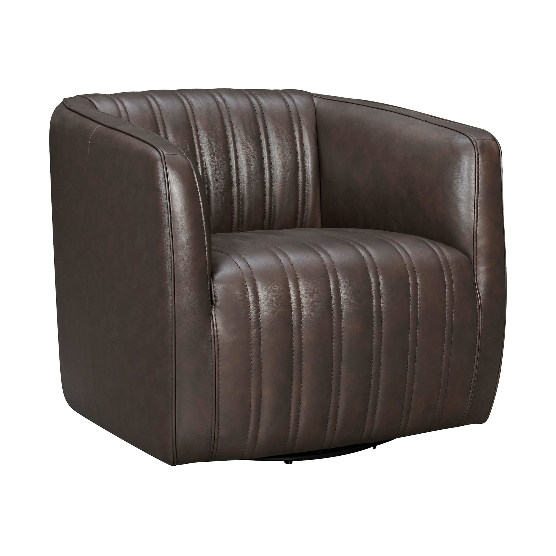 Aries Leather Swivel Chair