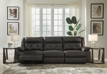 Mackie Pike 3-Piece Leather Power Reclining Sofa