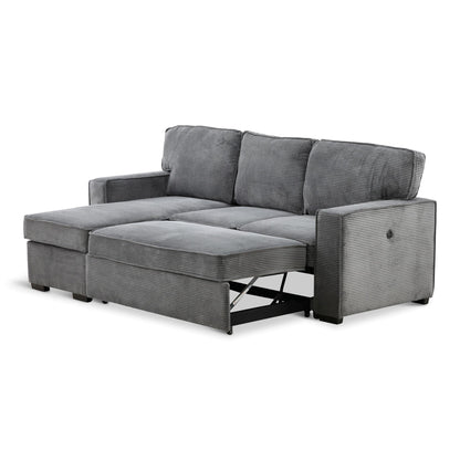 Amir 2-Piece Sectional with Sofa Bed