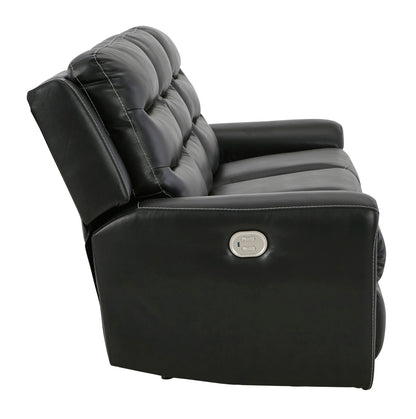 PWR REC SOFA WITH ADJ HEADREST