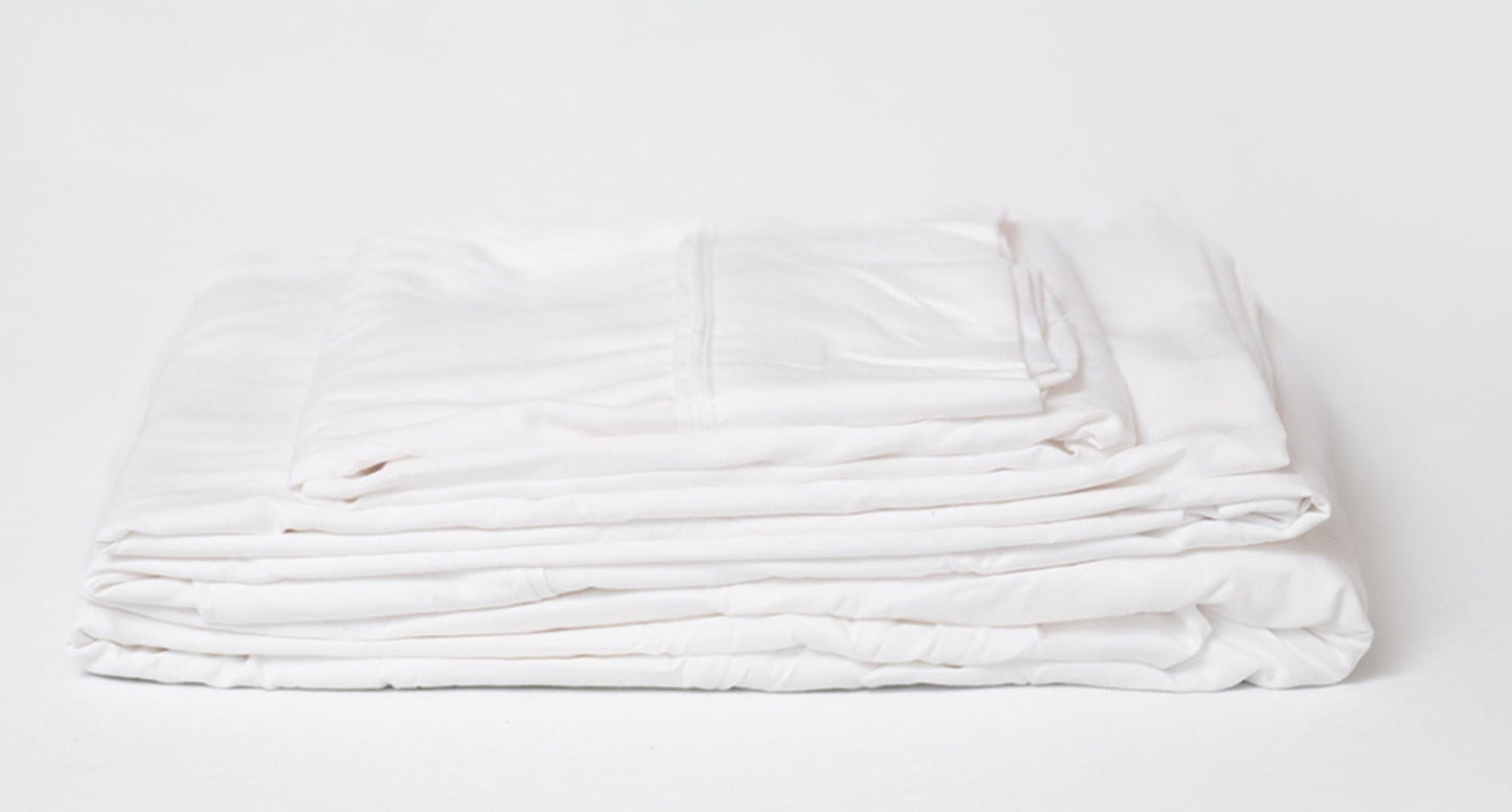BedTech Microplush Bamboo Sheet Set White
