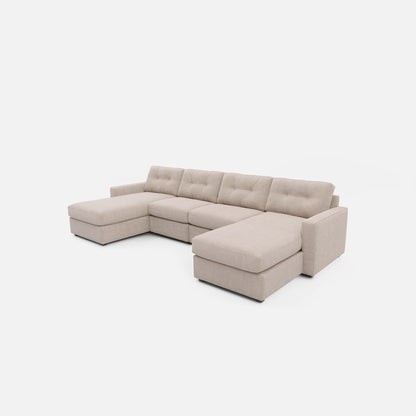 Modular One 4-Piece Sectional with Dual Chaise