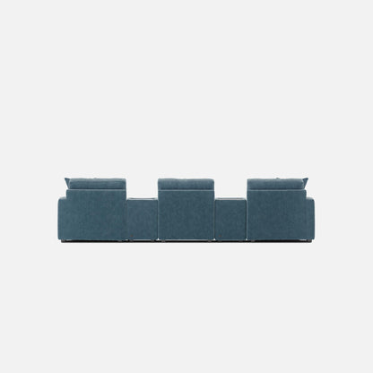 Modular One 5-Piece Theater Sectional - Teal