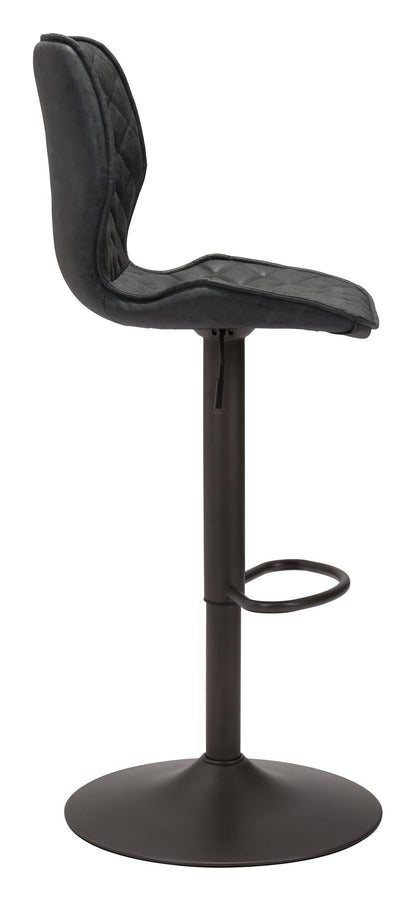 Seth Barstool Vintage Black & Dark Bronze