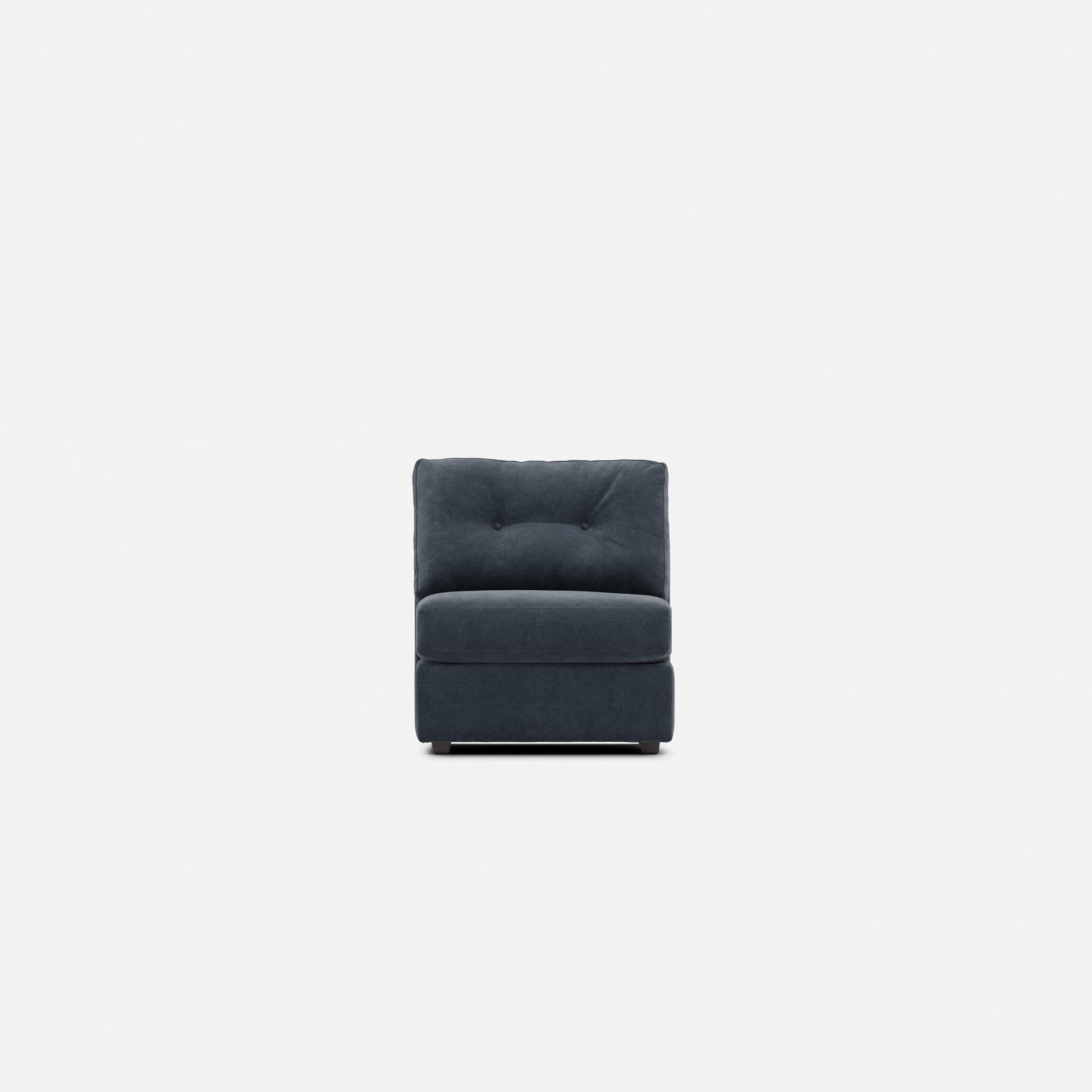 Modular One Armless Chair - Navy