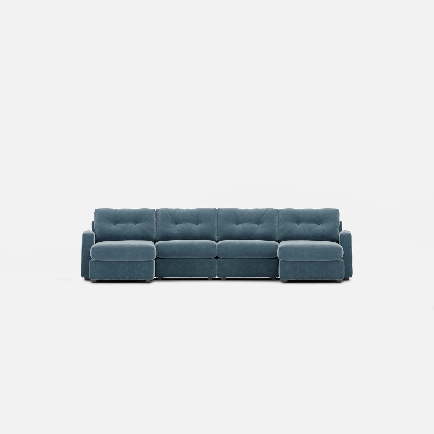 Modular One 4-Piece Sectional with Dual Chaise