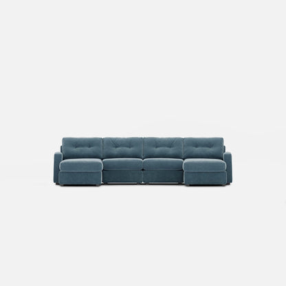 Modular One 4-Piece Sectional with Dual Chaise