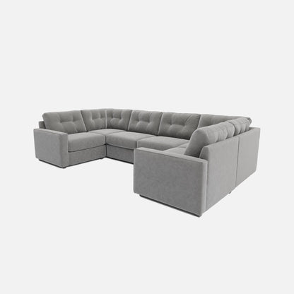 Modular One 6-Piece Sectional - Granite