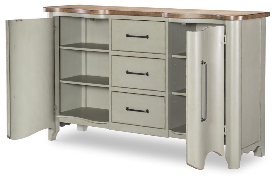 Vintage Market Scalloped Door Chest