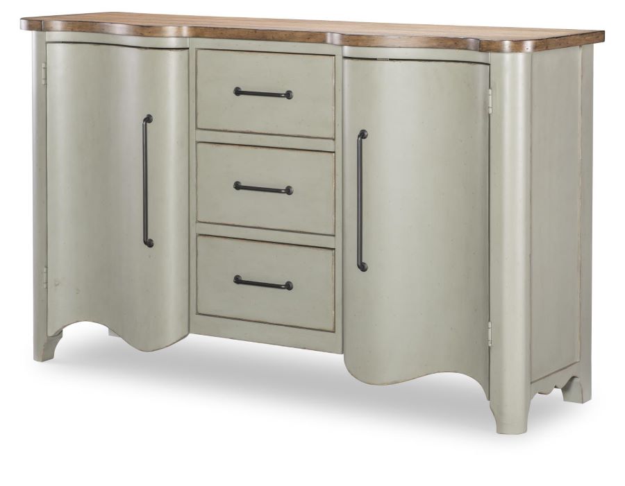 Vintage Market Scalloped Door Chest