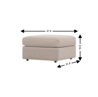 Modular One Bumper Ottoman