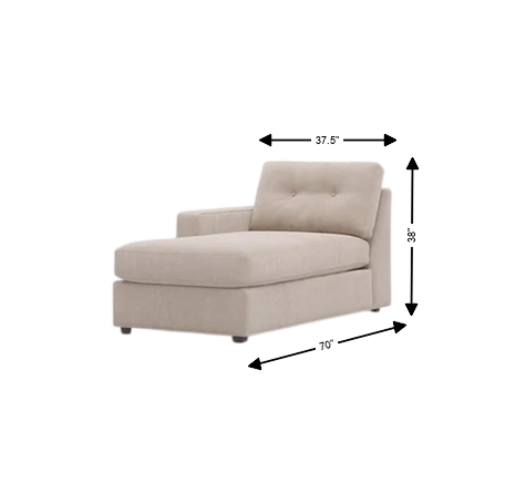 Modular One Left Arm Facing Chaise